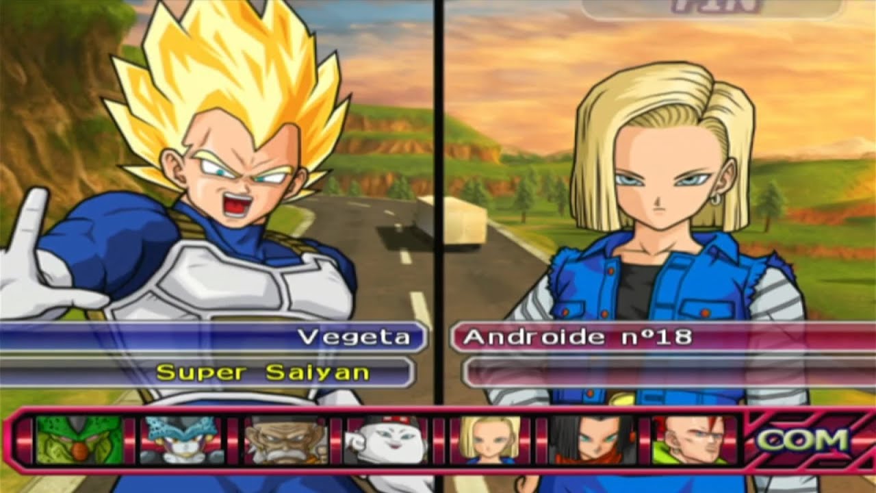 Vegeta ssj vs Androide Numero18 / Dragon Ball Z Budokai Tenkaichi 3 Version Latino