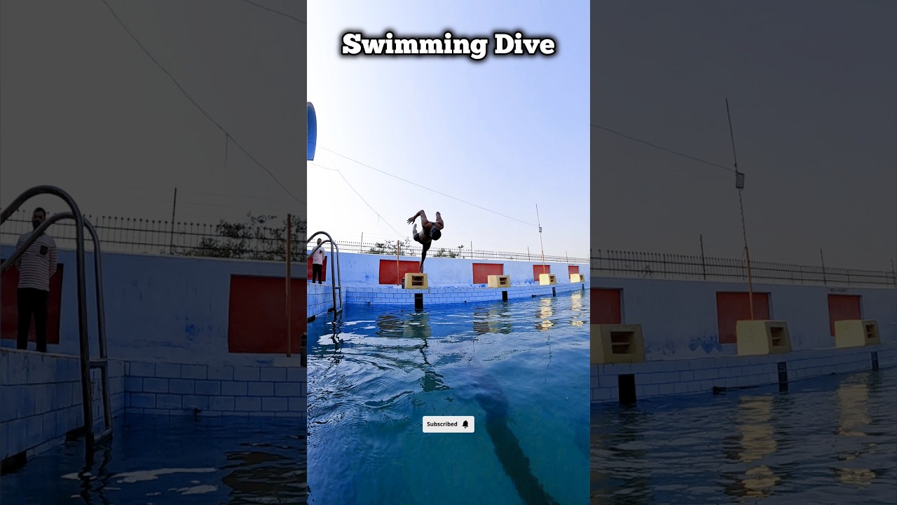 Swimming Dive & Underwater Dolphin Kick #swimming #swimmingtips #swimmingpool #dive