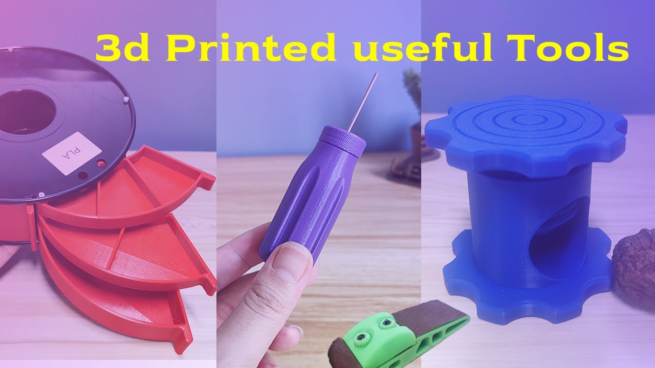 8 functional 3D Printed gadget for DIY 2022| 3D Printed Tool for Life by Lerdge 3D Printer