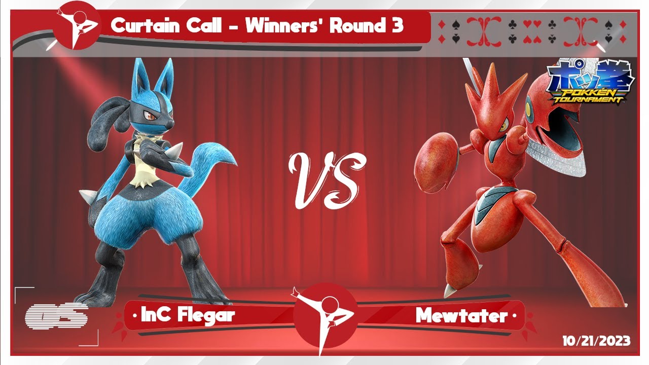Curtain Call Winners' Round 3: InC Flegar (Lucario) vs Mewtater (Scizor)