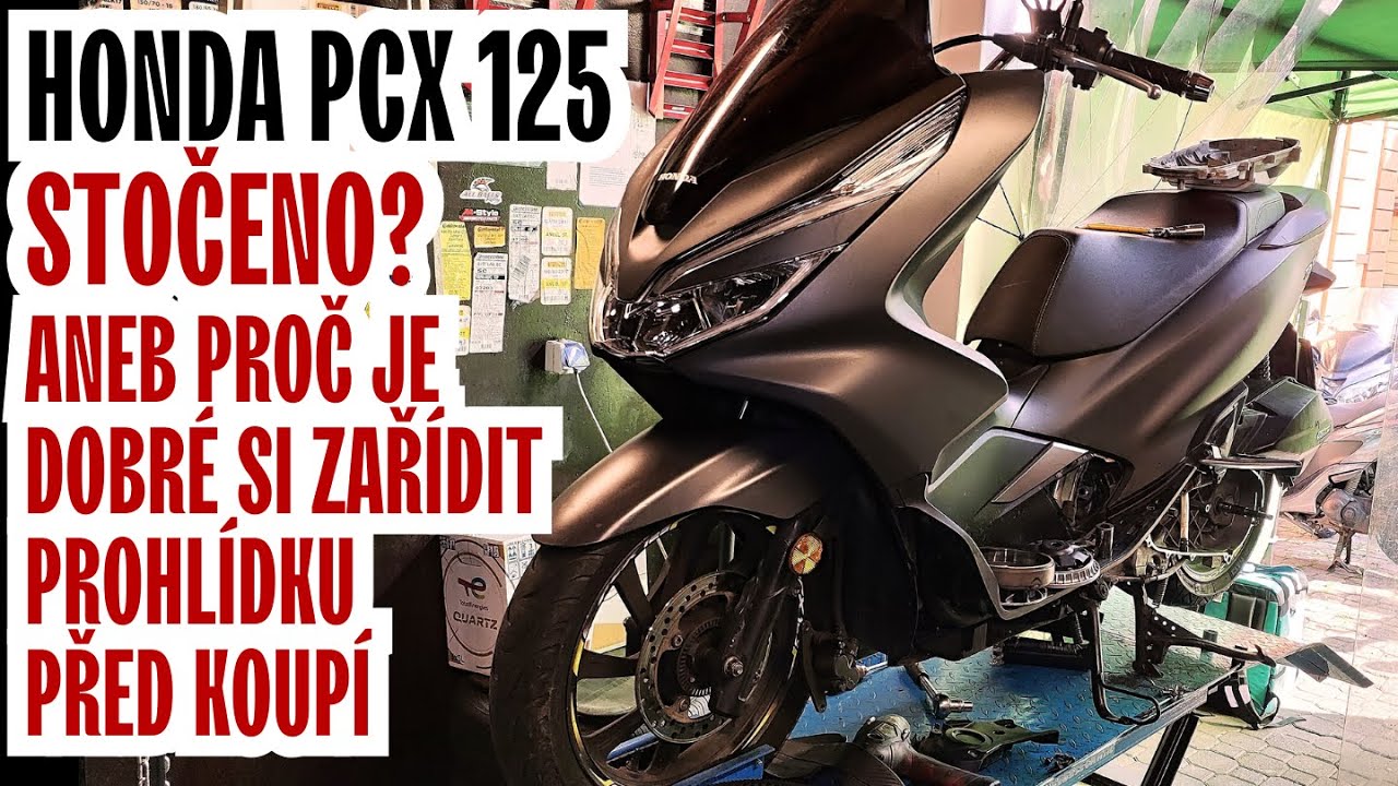 Stočený tachometr? PCX 125 v horším stavu, než se zdálo
