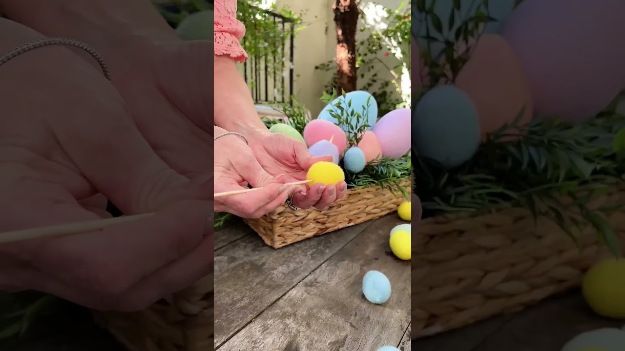 *EASY* EASTER TABLE CENTERPIECE | DECORATE WITH ME