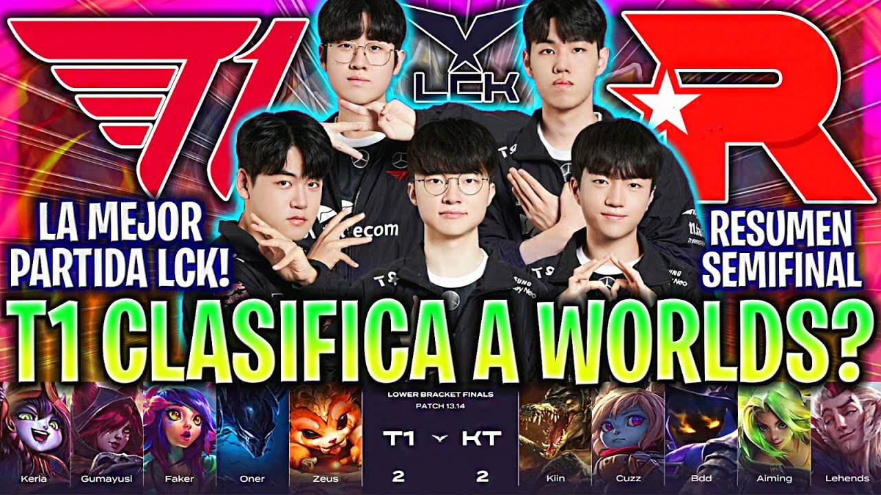 LA MEJOR PARTIDA DE LA HISTORIA EN LA LCK! | T1 vs KT RESUMEN COMPLETO LCK SUMMER SEMIFINAL 2023