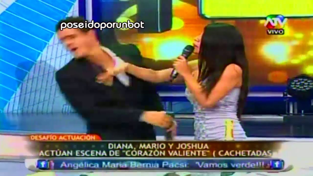 COMBATE: Desafio de Actuacion Las Cachetadas Diana, Mario y Joshua 19/11/12