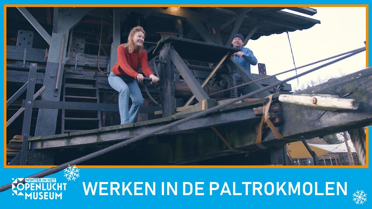 Werken in de Paltrokmolen | Winter in het Openluchtmuseum