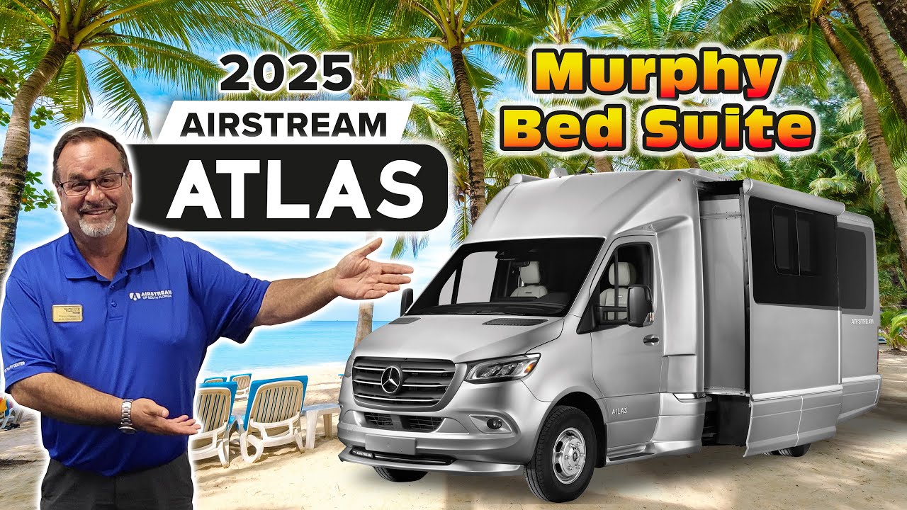 Motorhome Expert Shares the Best Class B+ for Full Time Living | Airstream Atlas with Murphy Bed.
