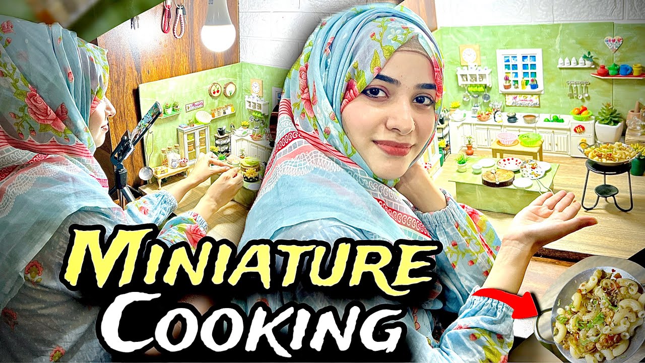 Laiba Fatima Tried Miniature Cooking For The First Time  @MinatasticMiniatureCooking