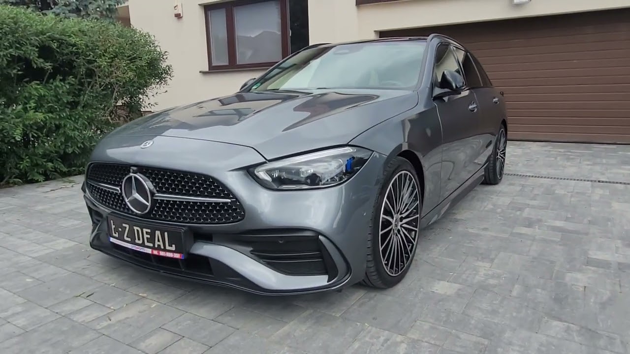 MERCEDES C300 T 258PS AMG-line 4-MATIC PANORAMA KAMERY360 KLIMA 4-STREFY 2022ROK 93TKM PRZEBIEG!