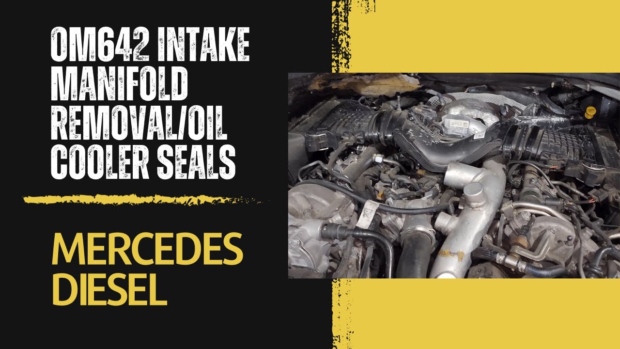 OM642 Intake Manifold Removal/Oil Cooler Seals
