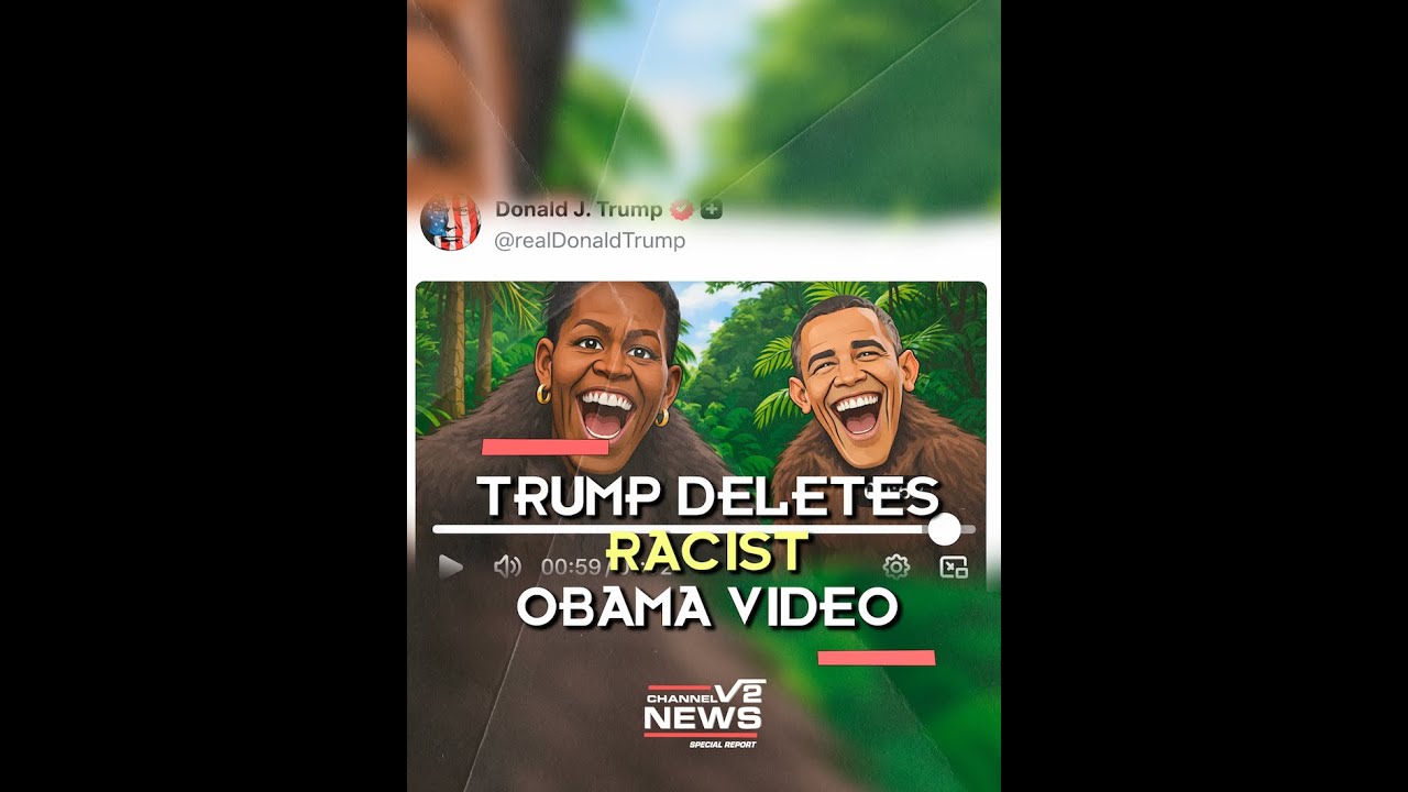 BREAKING: President Donald Trump&rsquo;s Truth Social post featuring a video with racist