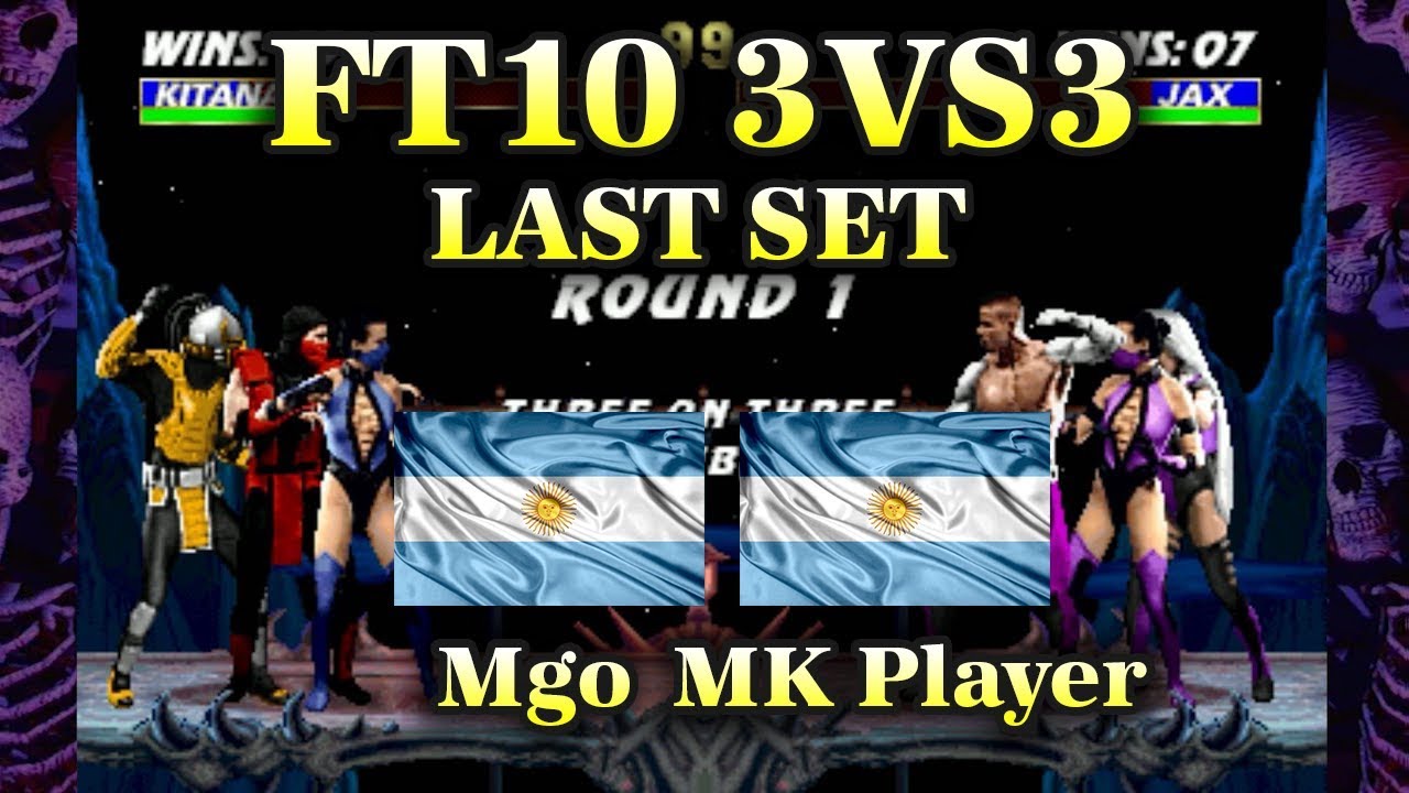 MgoUmkArg vs MK Player | UMK3 [Ultimate Cup Hack] 3vs3 FT10 (last set)