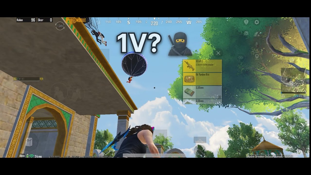 1V? 🥷-PUBG MOBİLE