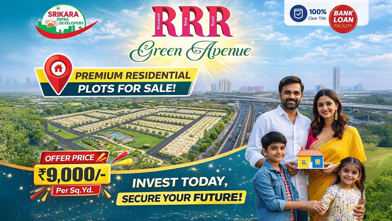 RRR Green Avenue | Open Plots | HMDA #choutuppal 