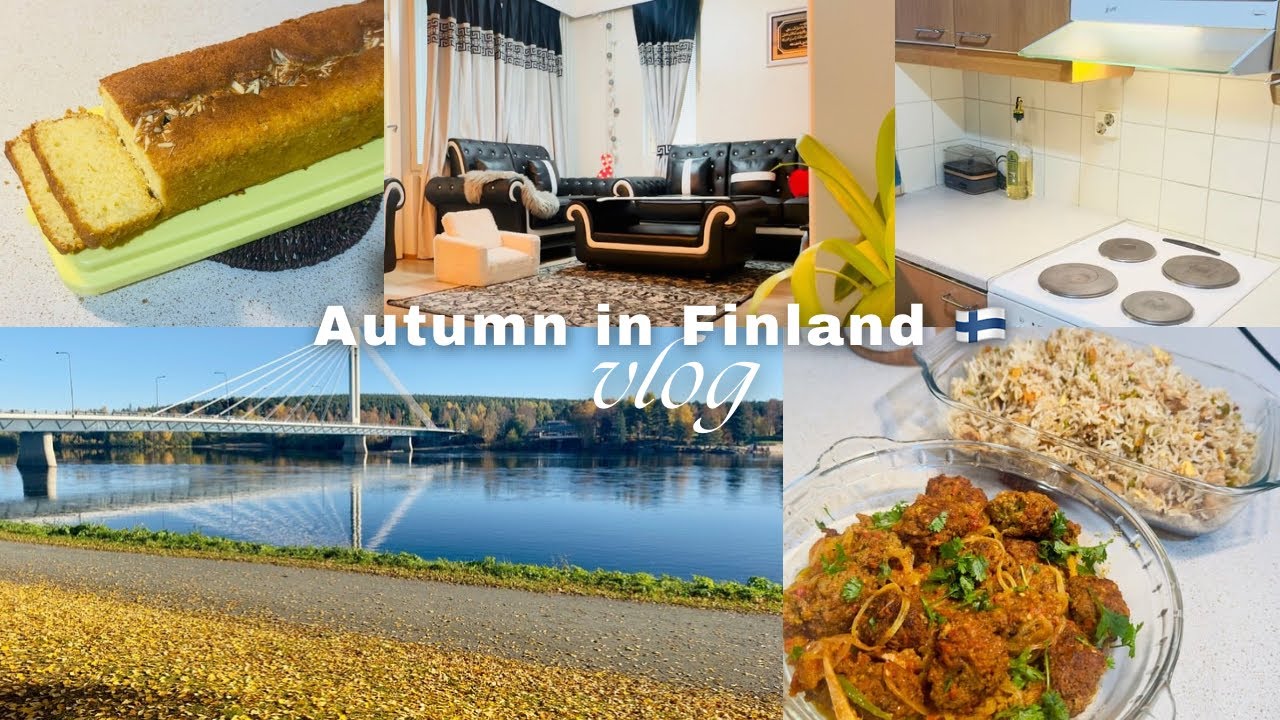 Autumn 🍂 In Finland 🇫🇮 | Sunny Day | Routine vlog | Cooking | Cleaning | whole Day Routine Vlog