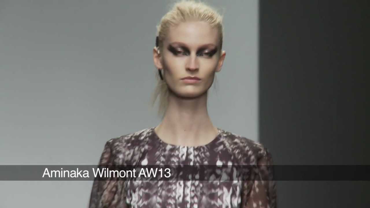 Aminaka Wilmont London Fashion Week show: Aminaka Wilmont AW 2013 Collection