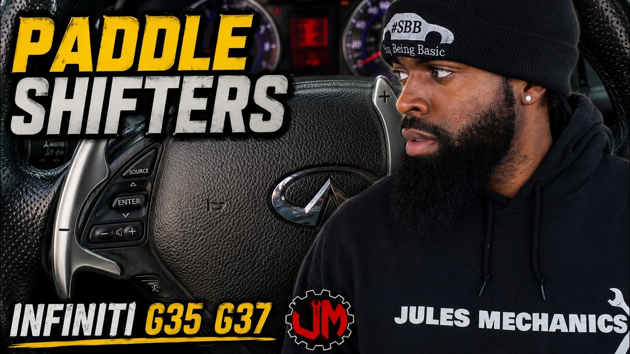 How to install paddle shifters| infiniti G35 G37