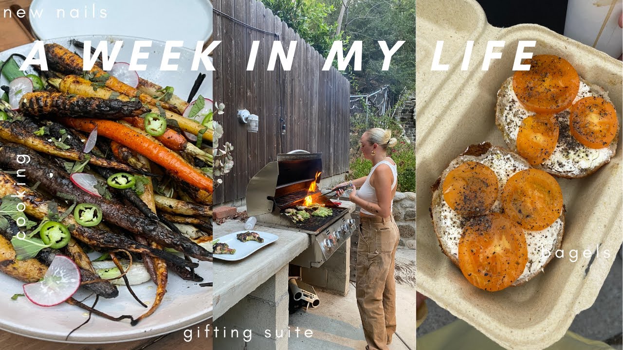 a week in my life: lots of cooking, trying the best bagel in la & cleaning my apt | vlog