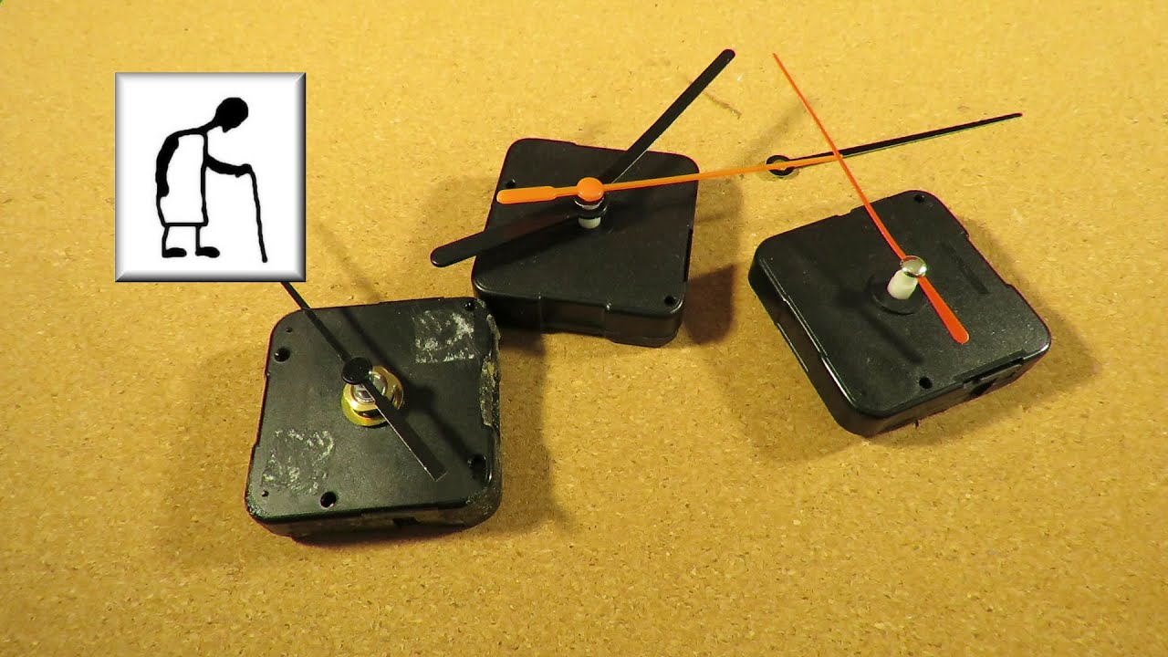 Battery Clock mechanism tear down