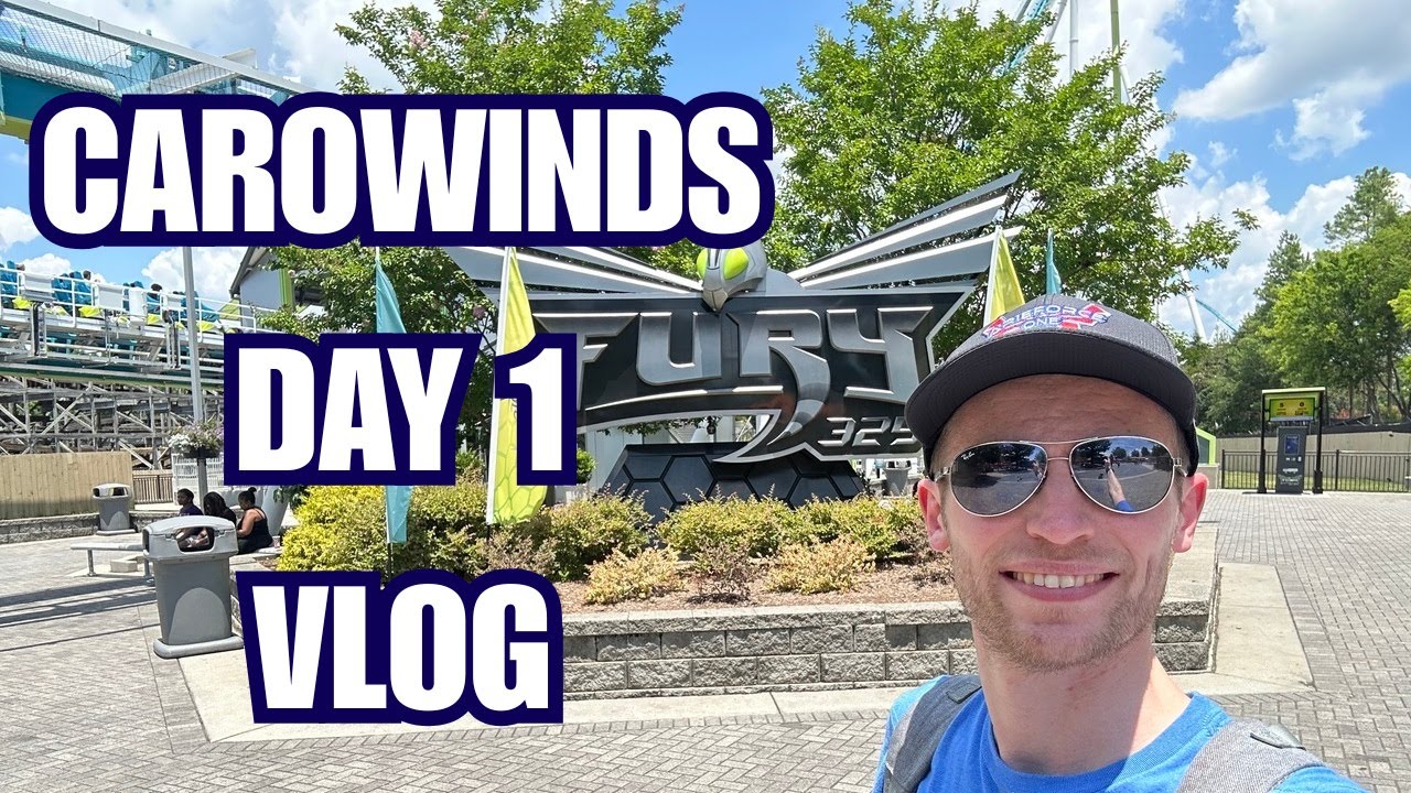 Carowinds Day 1 Vlog | First Ever Visit & 200th Coaster Credit on Fury 325! 🎢 (June 2025)