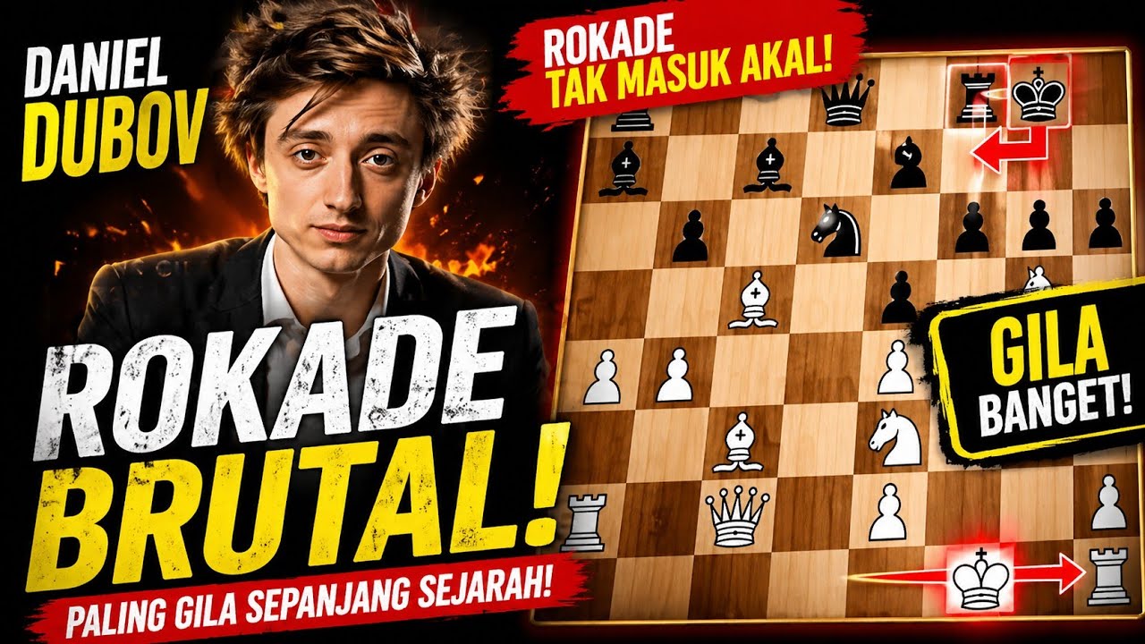 PALING GILA DALAM SEJARAH !!! ROKADE TAK MASUK AKAL DANIIL DUBOV