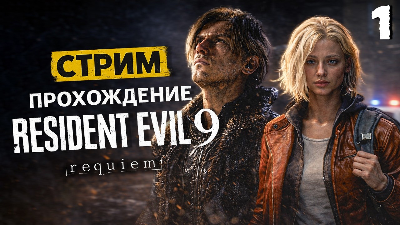 Resident Evil Requiem прохождение часть 1 / русская озвучка