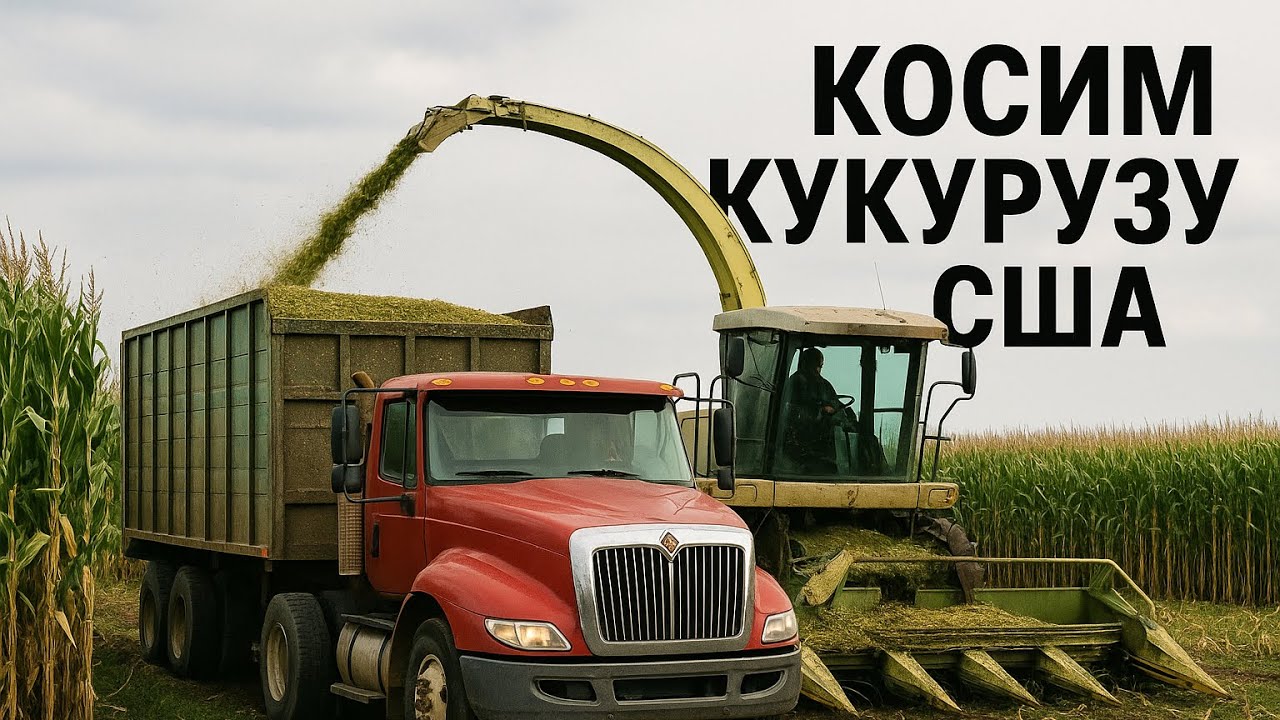 Убираем кукурузу с полей