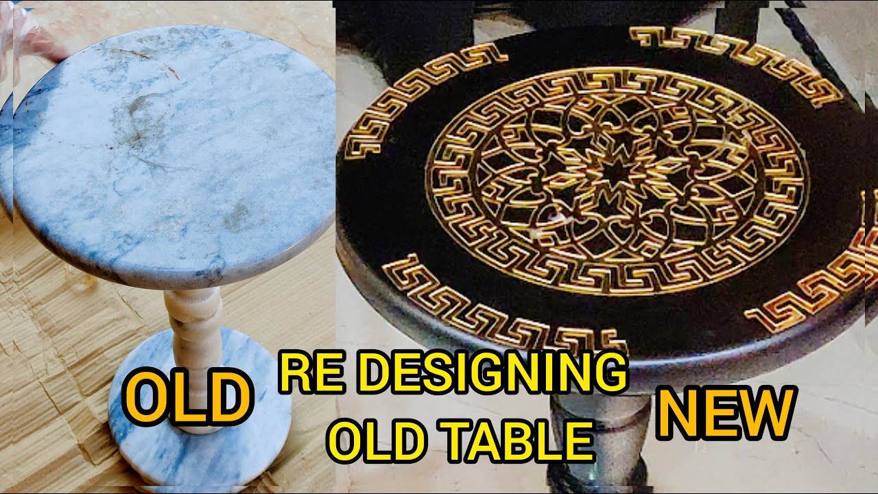 REDESIGN OLD MARBLE TABLE||EXCELLENT RESULTS||BEAUTIFUL DESIGN||REUSE OLD TABLES||GREAT IDEA||2024||
