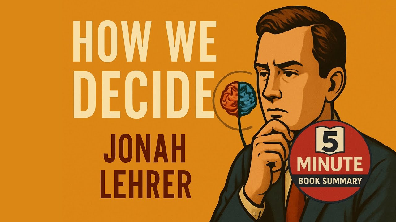 How We Decide by Jonah Lehrer | 5 Minute Book Summary
