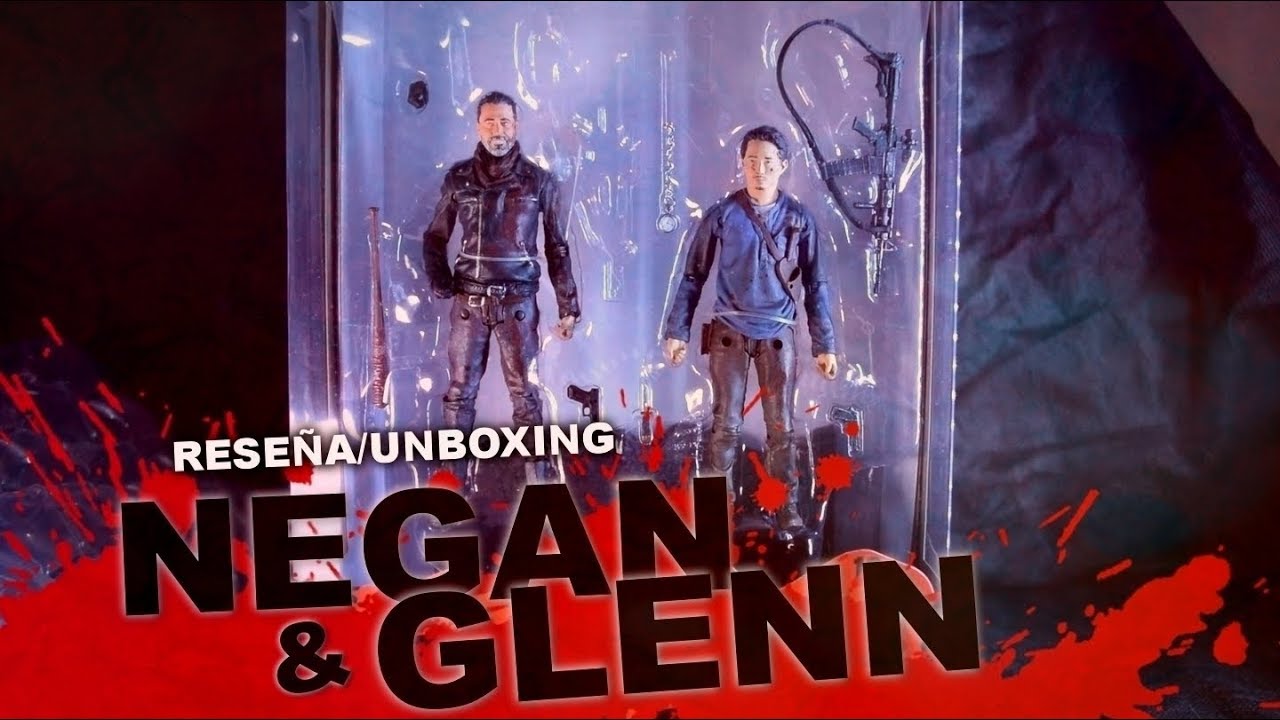 UNBOXING/Reseña - NEGAN & GLENN DELUXE BOXED SET - The Walking Dead (Español)