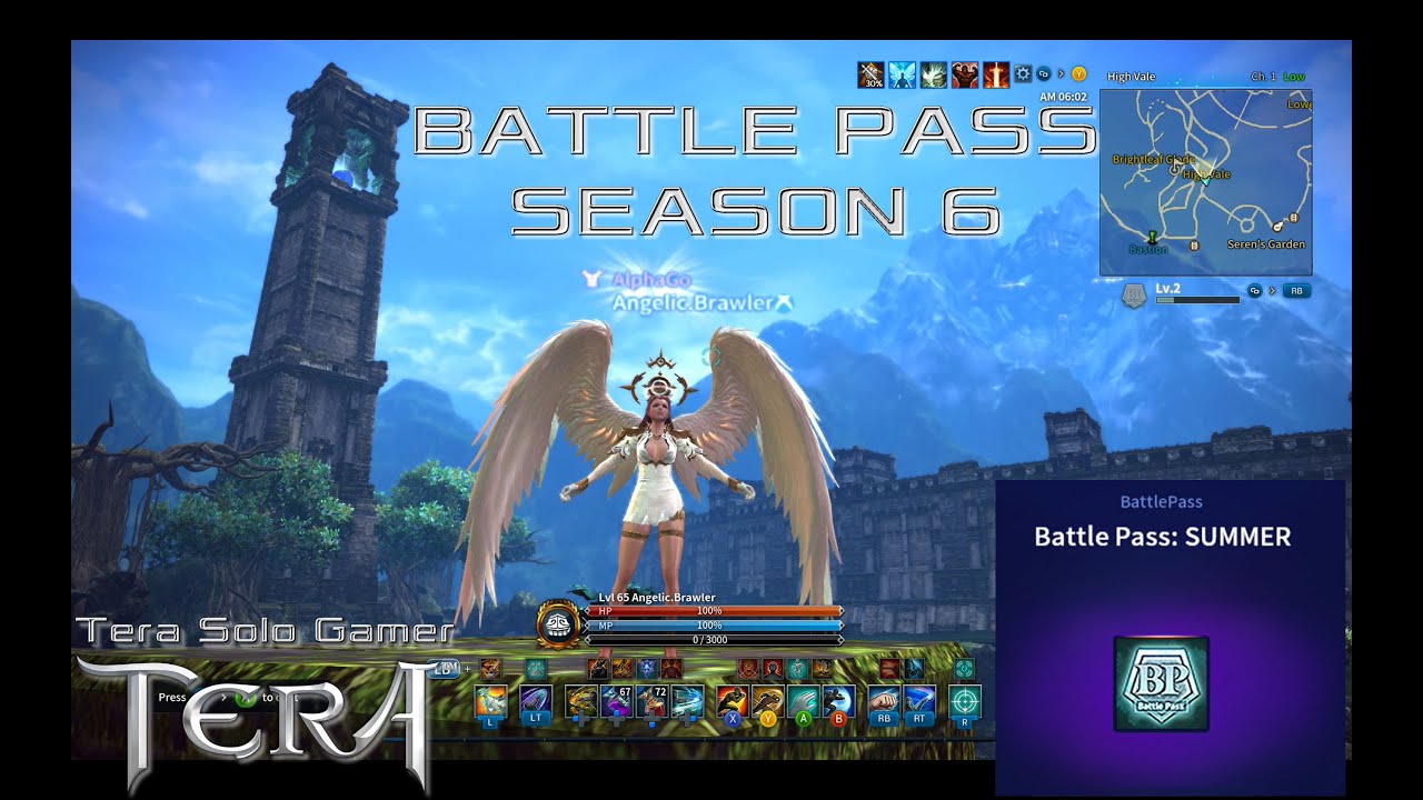 Tera Battle Pass Season 6: SUMMER - Console XBox Play Station PS4 PS5