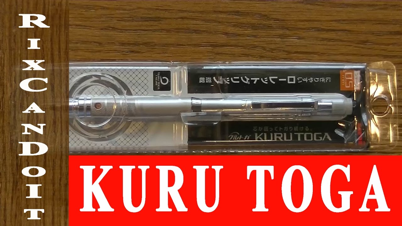 ROTATES!  Uni Kuru Toga Roulette Style Mechanical Pencil review | Best Pencil search