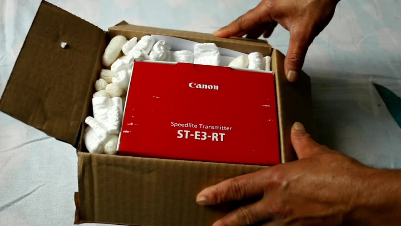 UNBOXING  Canon ST E3 RT Speedlite Transmitter