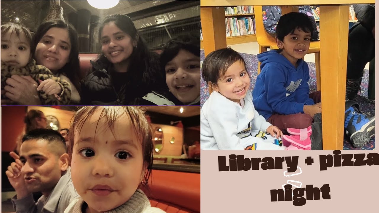 A Chill Day: Library, Pizza, and Friends | Vlog with Sneha