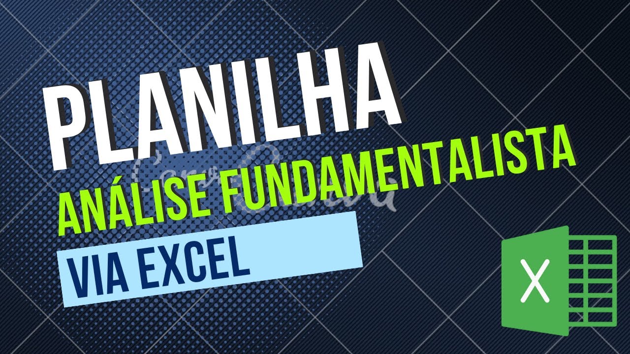 Planilha Excel Análise Fundamentalista Site Fundamentus