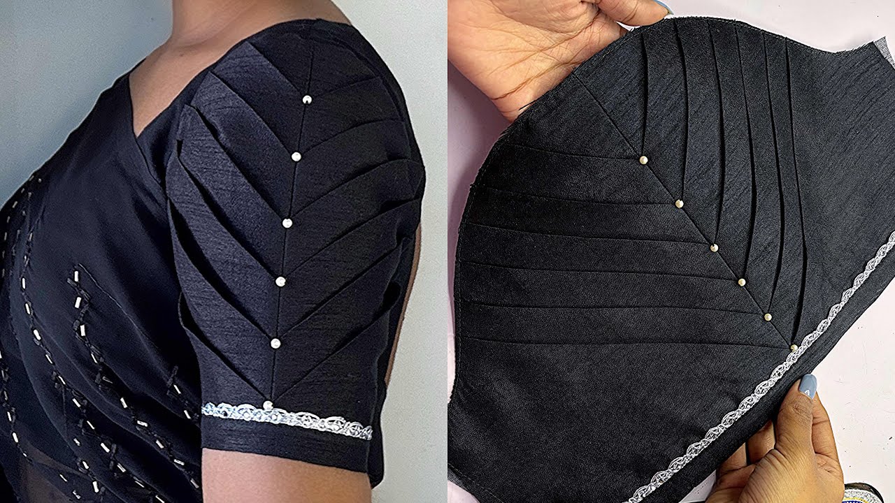Trending sleeve design cutting and stitching| blouse sleeves design| बाजू का डिजाइन sleeves design|