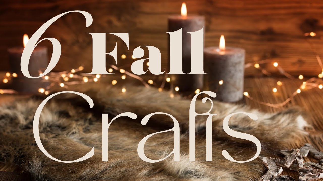 Six New Unique Fall/Home Decor DIY Crafts|Using mostly Dollar Tree items