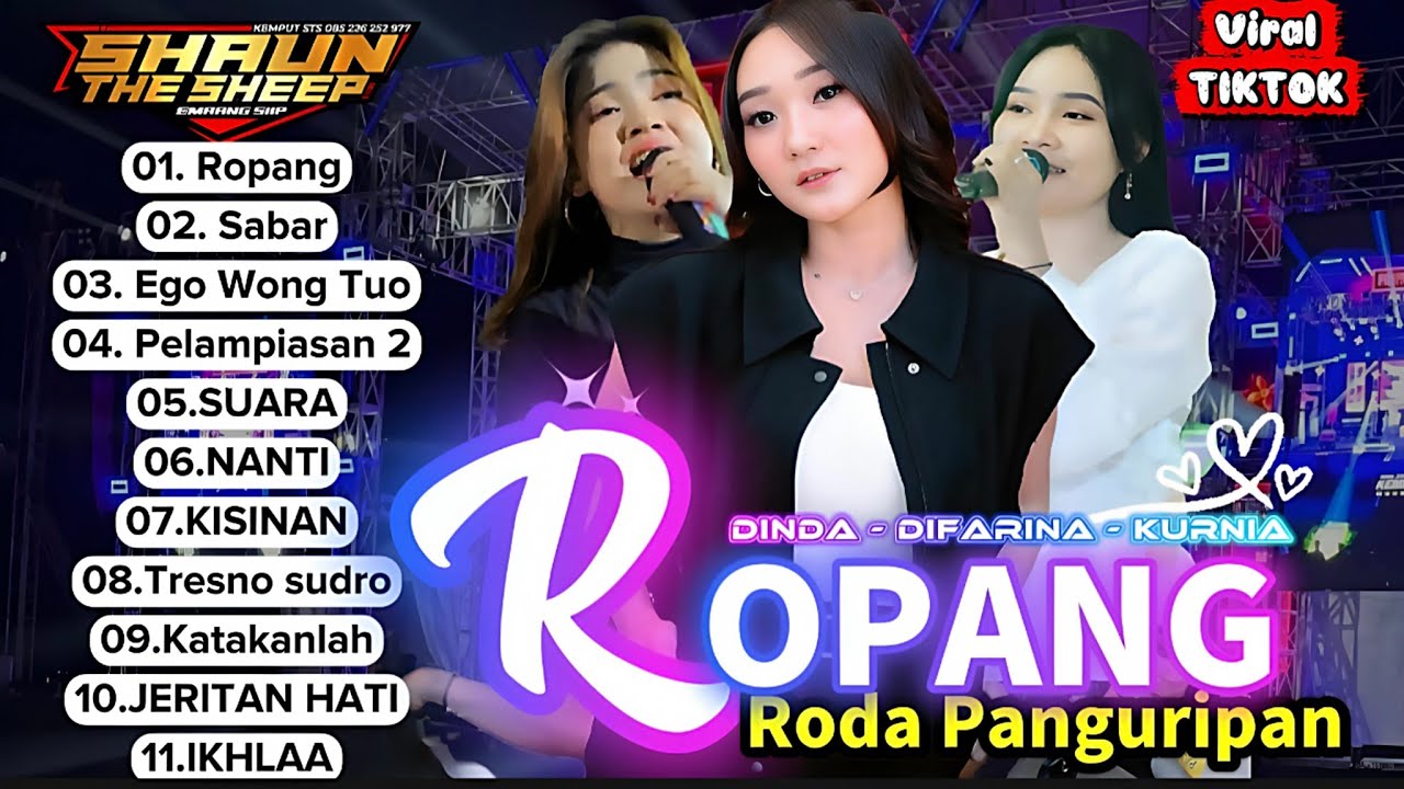 ROPANG - DIFARINA INDRA FT DINDA TERATU & KURNIA RAHMA | SHAUN THE SHEEP VIRAL TIKTOK 2025
