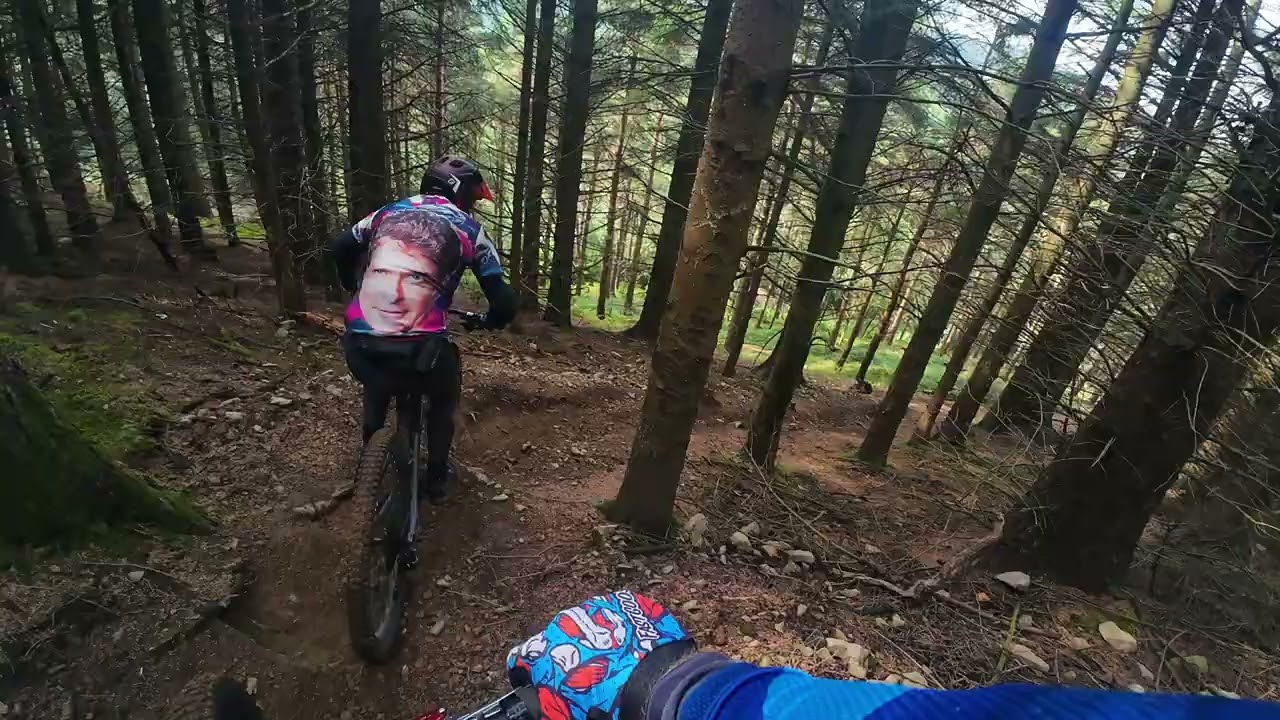 New steep trails in Djouce