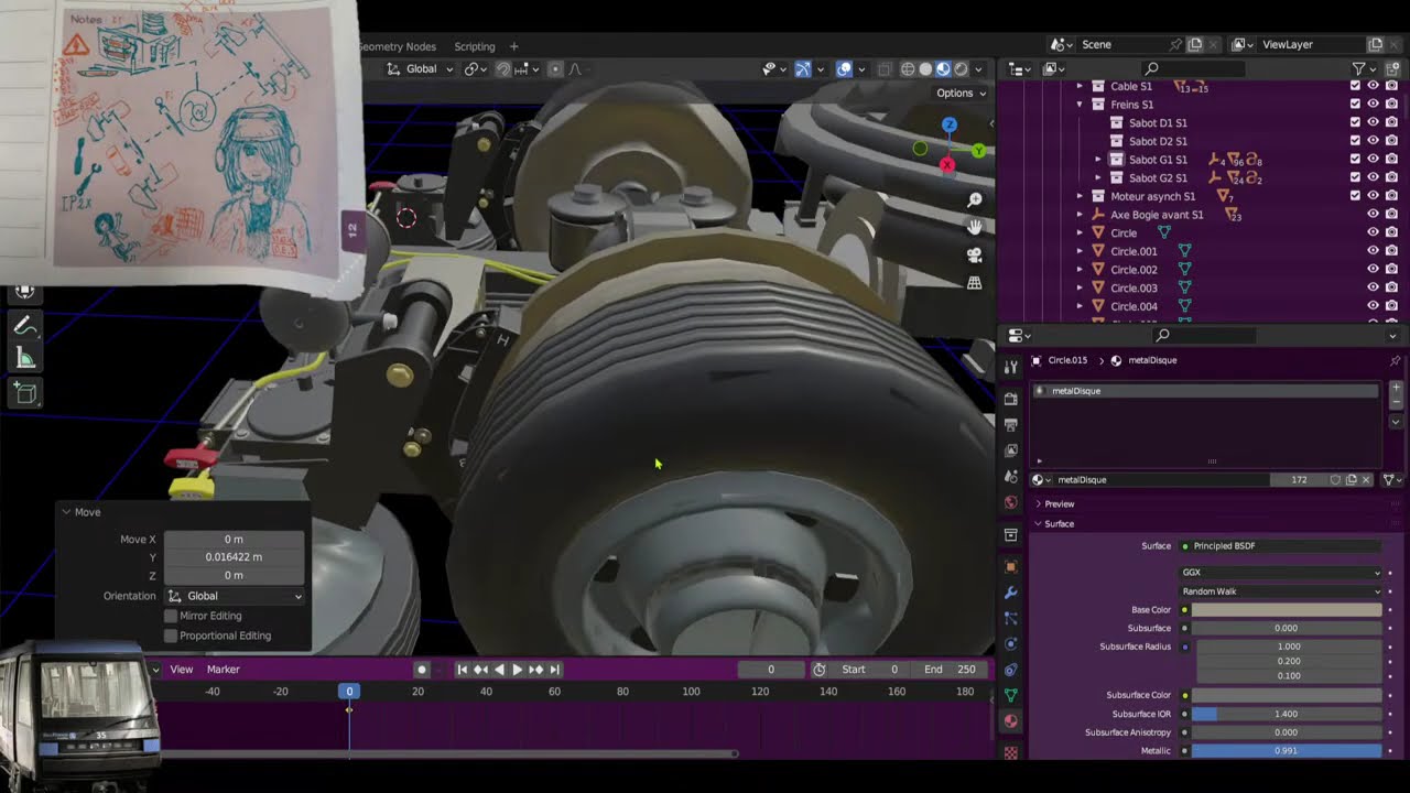 Modélisation moteur MP05