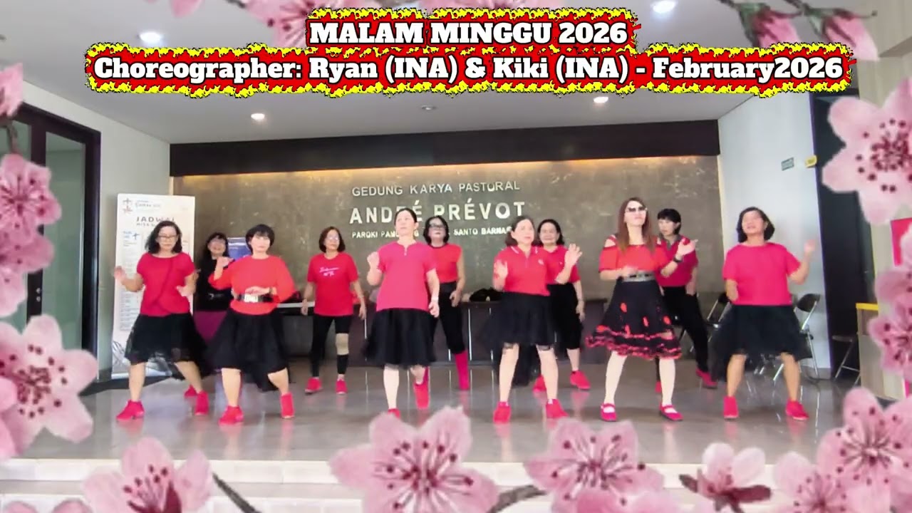 MALAM MINGGU 2026.Choreographer: Ryan (INA) & Kiki (INA) @rqlinedance.ST BARNABAS. Heny class