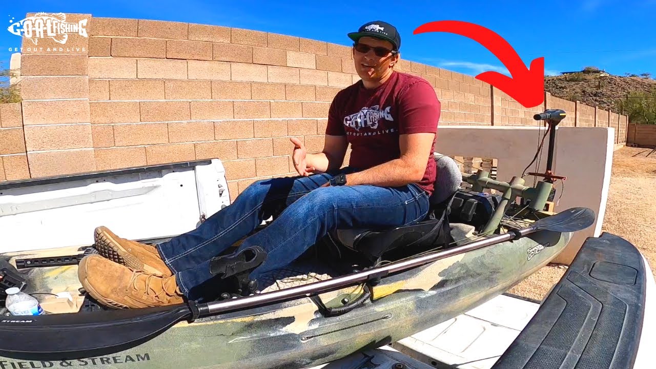 DIY Rear Mounted Kayak Trolling Motor