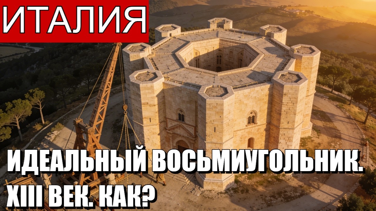 Замок Кастель-дель-Монте: Идеальный восьмиугольник без кухонь и спален