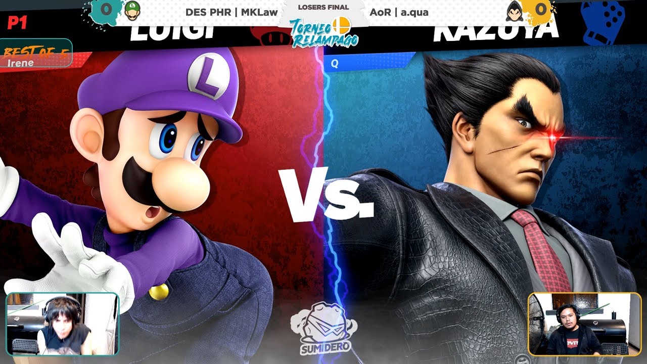 MKLaw (Luigi) vs a.qua (Kazuya) - Losers Final Torneo Relámpago 117