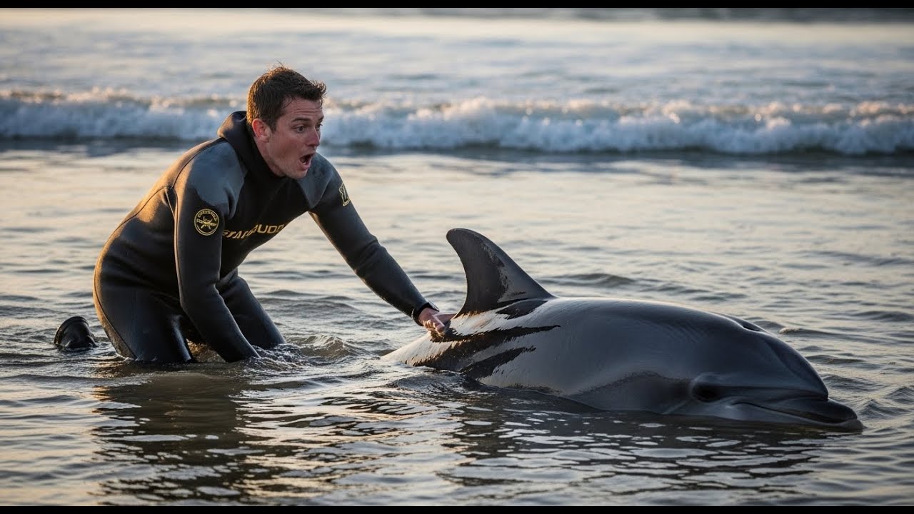 Friendly Fishermen Rescue Injured Dolphin | A Heartwarming Ocean Story That Will Make You Smile