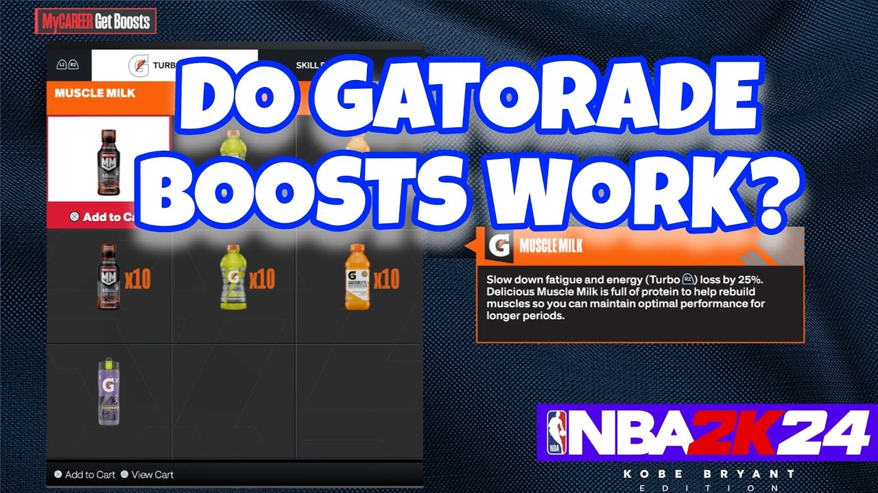 Should You Buy Gatorade Boosts In Nba2k24?