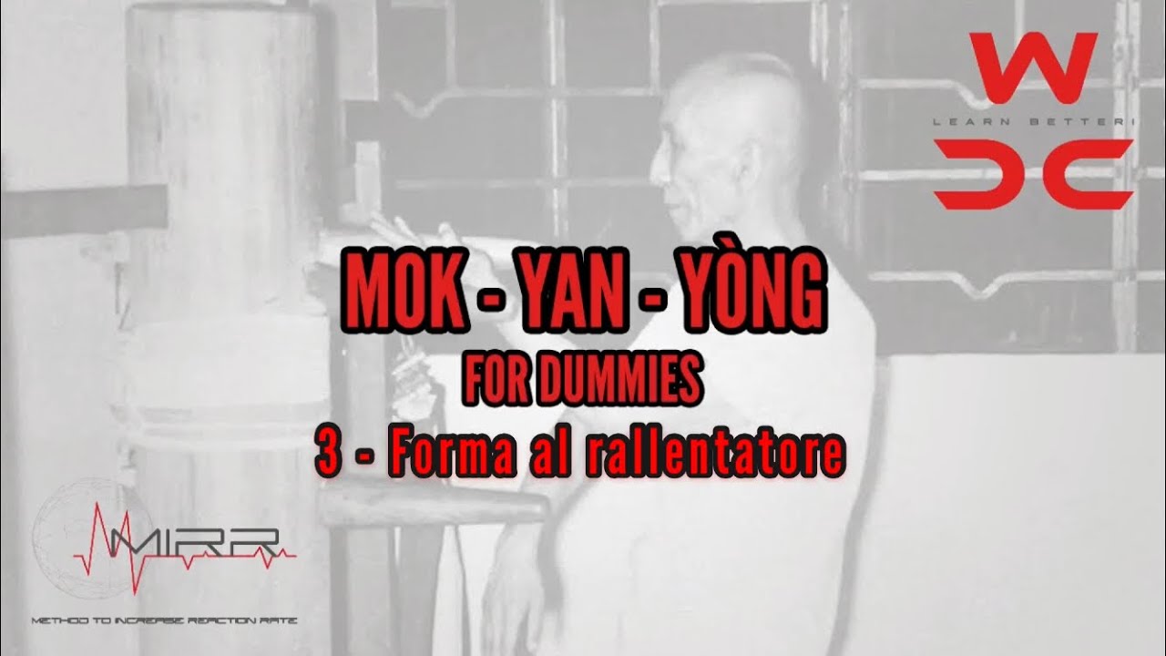 MOK YAN YÒNG | PUPAZZO DI LEGNO | FORMA AL RALLENTATORE