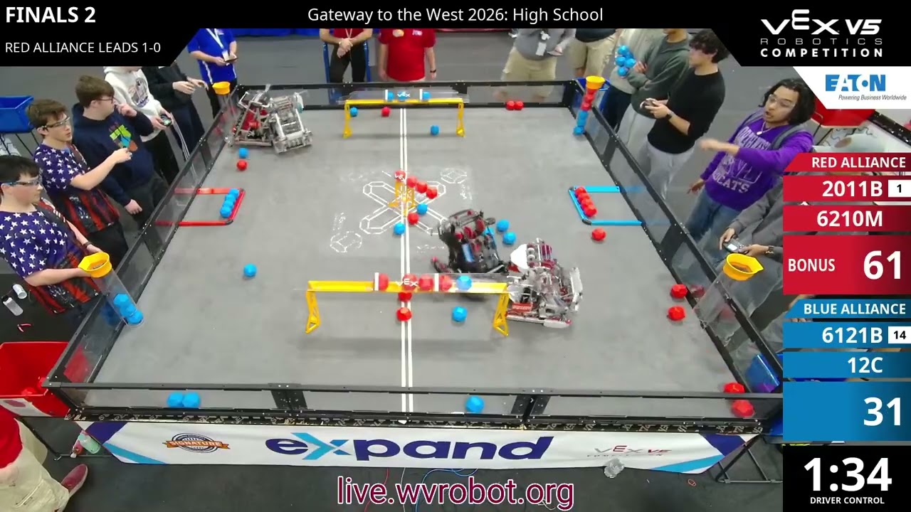Gateway to the West : High School - Final #1-2 - 2011B & 6210M vs 6121B & 12C - Auton + Driver