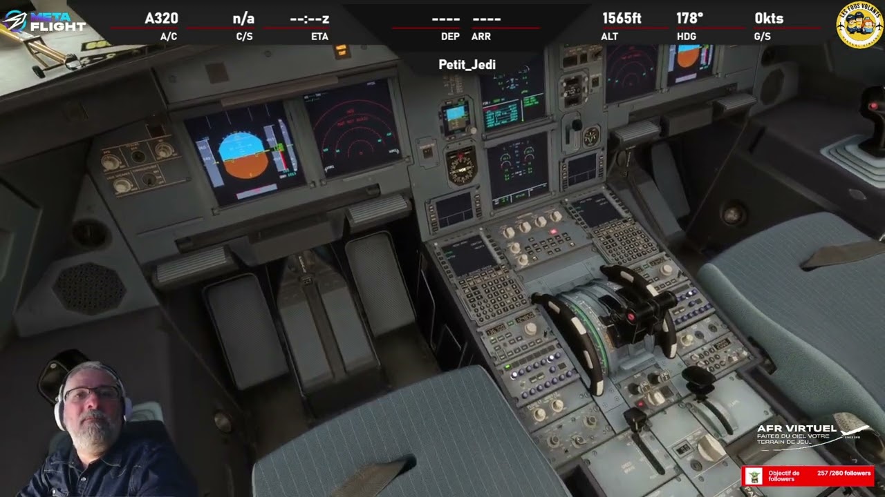 FSHUD ✈️ Fenix A320 ✈️ SCEL (Arturo-Merino-Benítez) ✈ SYCJ (Cheddi Jagan) ✈️ Air Time estimé 5H40 ✈️