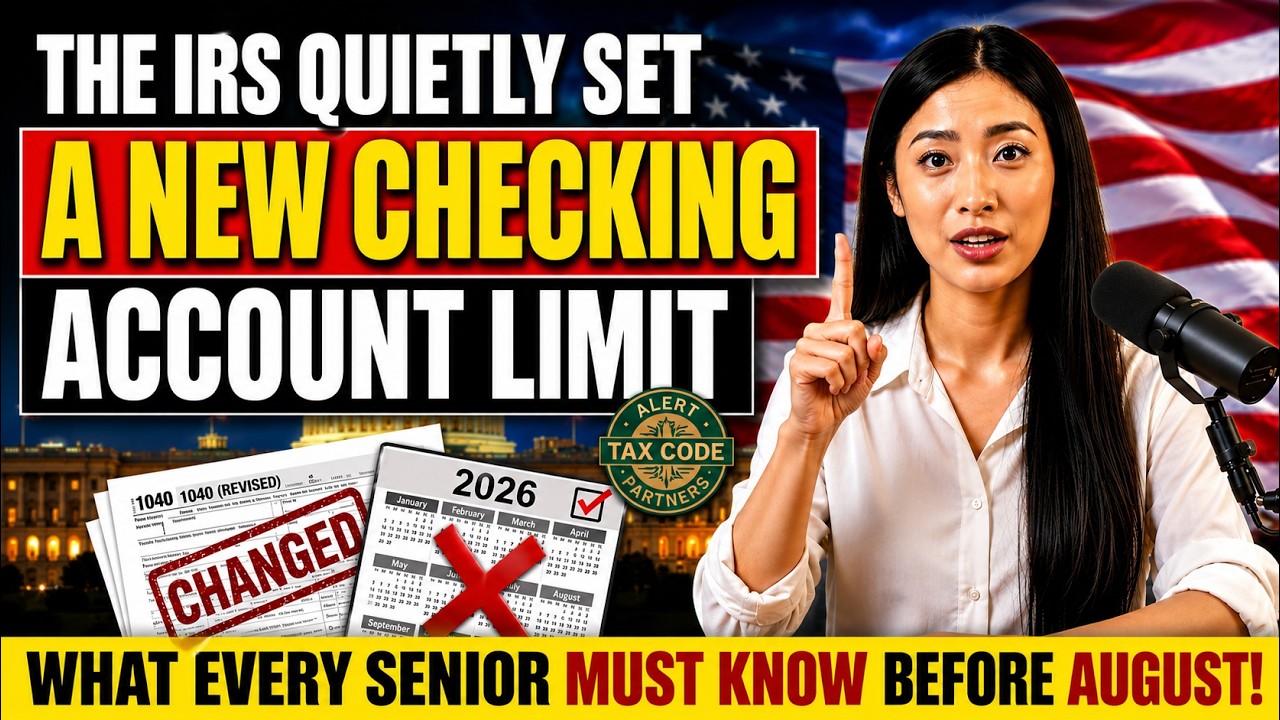 The IRS Quietly Set a New Checking Account Limit in 2026 &mdash; Seniors Need to Check This Before August