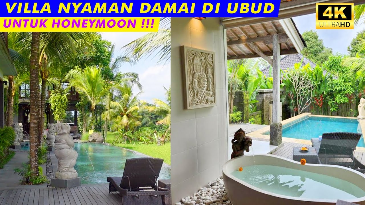 VILLA ROMANTIS BANGET !! PINGGALA VILLA UBUD GIANYAR BALI KONDISI TERBARU